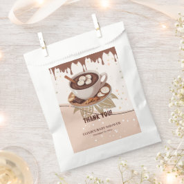 Kochschokolade und Kochgeschirr Winterdusche Geschenktütchen