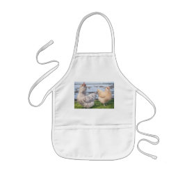 Kochschürze Zwei Hühner Farmhaus Kinderschürze