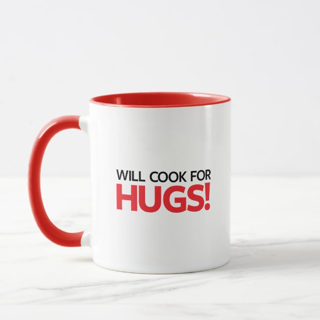 Kocht für Umarmungen Tasse (Links)