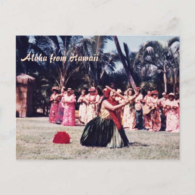 Kodak Hula Show Postkarte (Vorderseite)