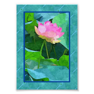 KODAK Print - Rosa Lotus Abstrakt Fotodruck