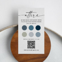 Kode für kaltes Hochzeitkleid + QR-Code | Kleidung