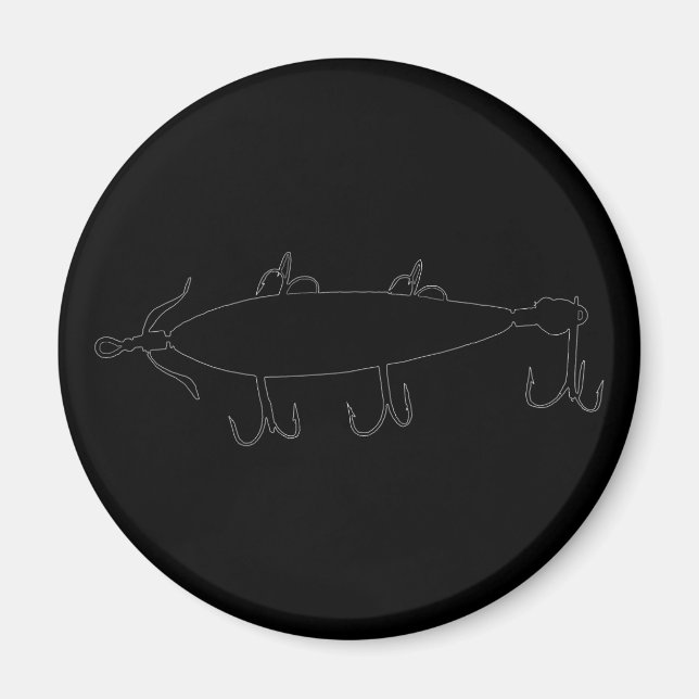 Köder 2 Silhouette a Magnet (Vorne)