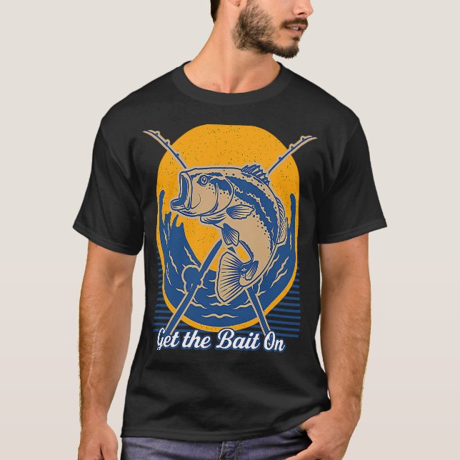 Köder an Köderfischerei Jagen Fischer Jäger F T-Shirt (Vorderseite)