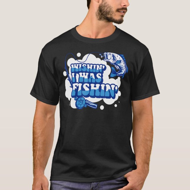 Köder Den Größeren Fisch Gehakt Fischen Fang T-Shirt (Vorderseite)