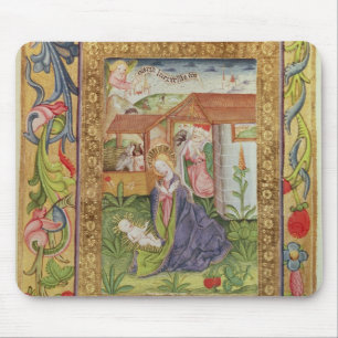 Kodex Ser Nov. 2599 F. 39v die Geburt von Christus Mousepad