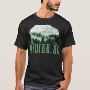 Kodiak Alaska Grizzly Bär Naturwandern Camping H T-Shirt
