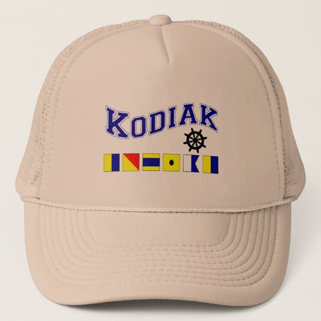 Kodiak, Alaska Truckerkappe (Vorderseite)