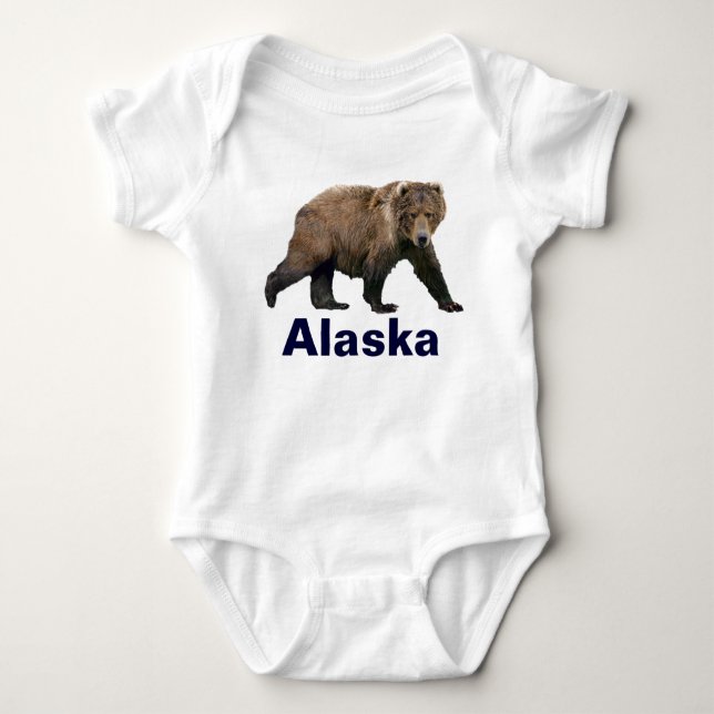 Kodiak Bear Baby Strampler (Vorderseite)