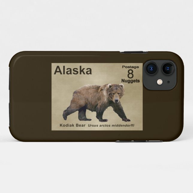 Kodiak Bear Case-Mate iPhone Hülle (Rückseite (Horizontal))