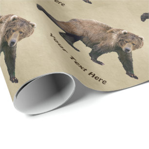 Kodiak Bear Geschenkpapier