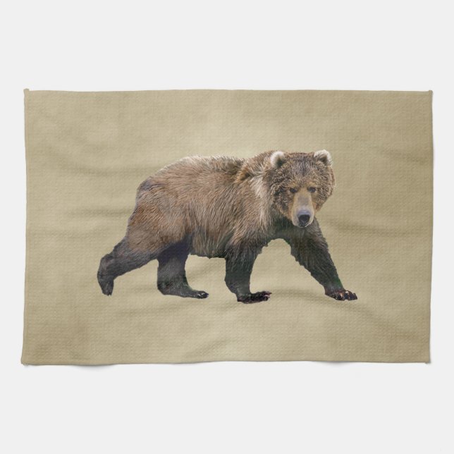 Kodiak Bear Handtuch (Horizontal)
