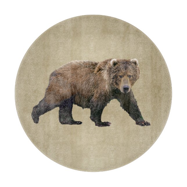 Kodiak Bear Schneidebrett (Vorderseite)
