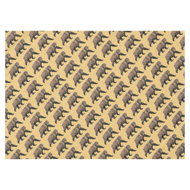 Kodiak Bear Tischdecke (Vorderseite (Horizontal))