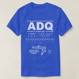 Kodiak Benny Benson Staat Airport ADQ T - Shirt
