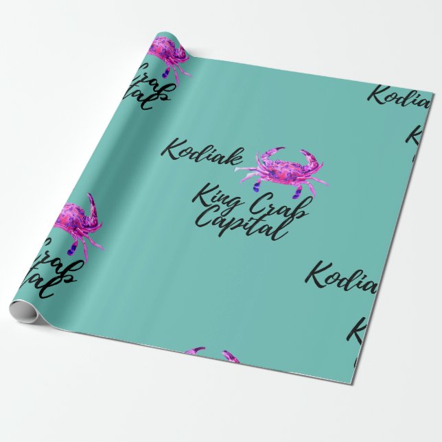 Kodiak Crab Hauptstadt Geschenkpapier (Ungerollt)