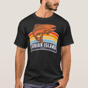 Kodiak Insel Alaska Lachs Fischerei T-Shirt