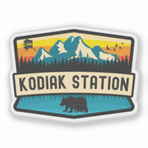 Kodiak Station, Alaska Aufkleber