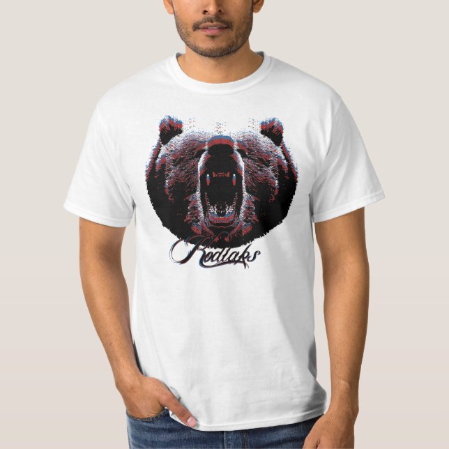 Kodiaksbärnkopf T-Shirt (Vorderseite)