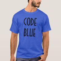 "Kodieren Sie blauen" T - Shirt