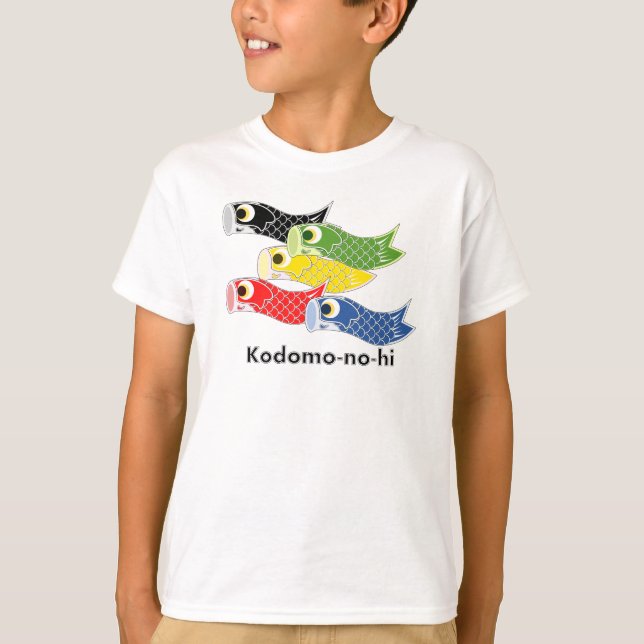 Kodomo-no-hi Carp Streamers T-Shirt (Vorderseite)