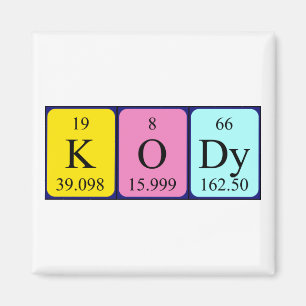 Kody Periodenmagnet Magnet