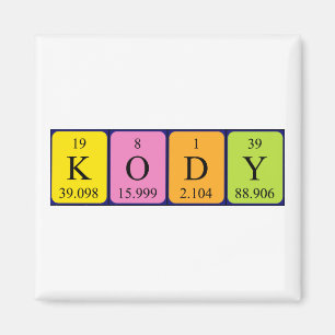 Kody Periodenmagnet Magnet