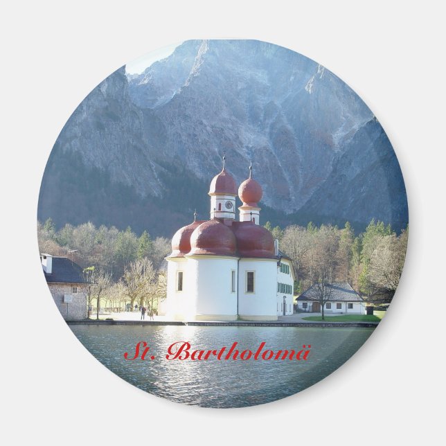 Koenigsee, St. Bartholomä Magnet (Vorne)