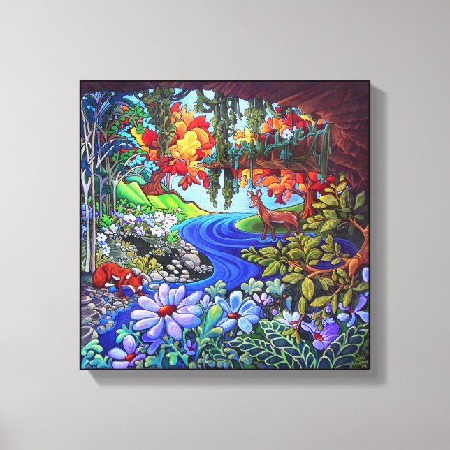 Koexistenz Leinwanddruck (Vorderseite)