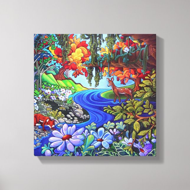 koexistieren leinwanddruck (Vorderseite)