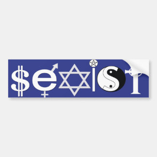 Koexistieren Parodie - "sexistischer" Autoaufkleber