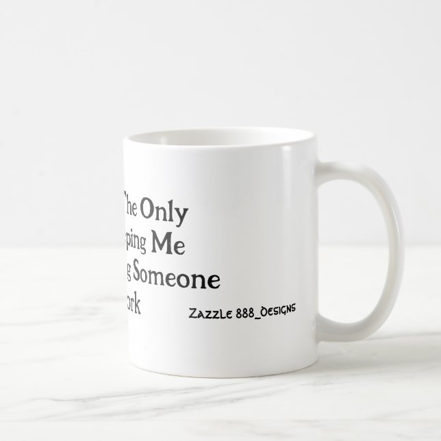 Koffein-angereicherter Sarcasm Kaffeetasse (Rechts)