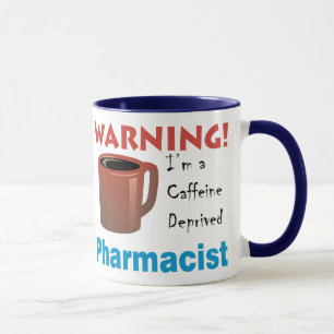 Koffein beraubter Apotheker Tasse