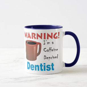 Koffein beraubter Zahnarzt Tasse