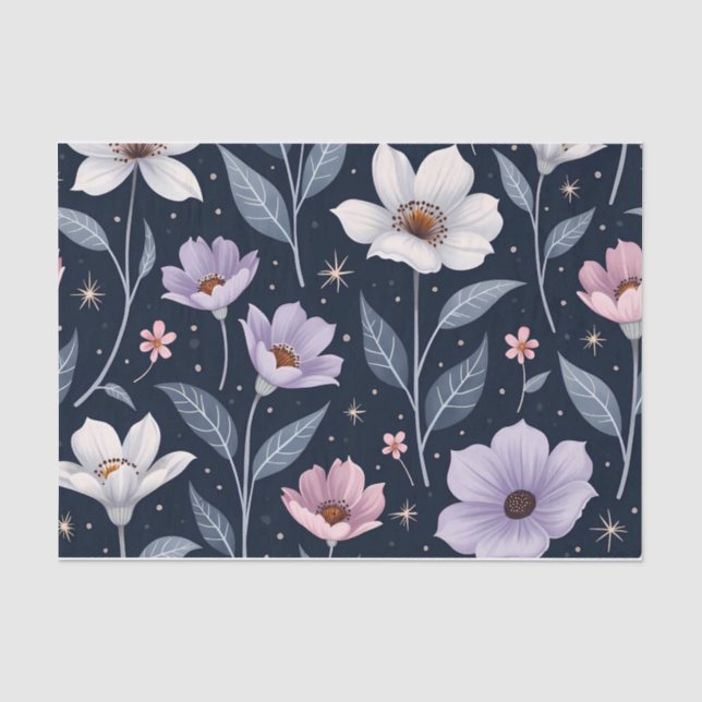 Koffein-Couture: Stilvolles Coffee Tissue Paper Seidenpapier (Vorderseite)