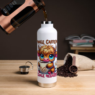 Koffein einatmen, Negativität ausatmen Trinkflasche