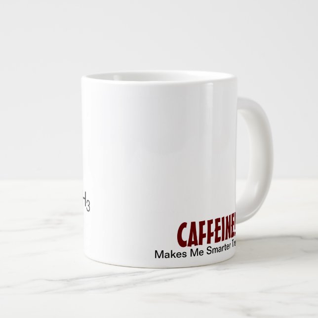 Koffein Jumbo-Tasse (Vorderseite Rechts)