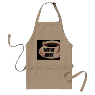 Koffein-Junkie-Kaffee Barista Schürze