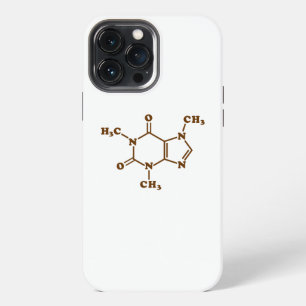 Koffein-Kaffee-Molekül-Chemische Formel iPhone Hülle