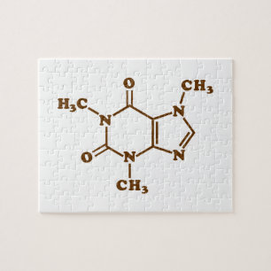 Koffein-Kaffee-molekulare chemische Formel