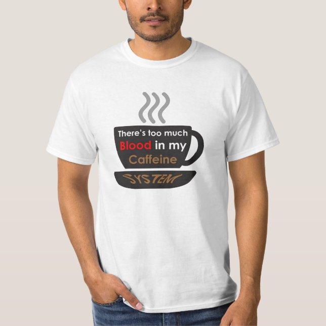 Koffein-Liebhaber T-Shirt (Vorderseite)