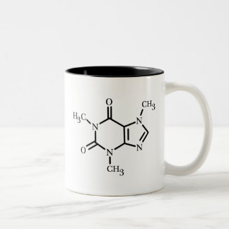 Koffein-Molekül-Tasse (15oz) Zweifarbige Tasse