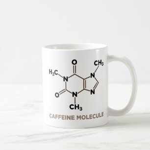Koffein-Molekül-Tasse Kaffeetasse