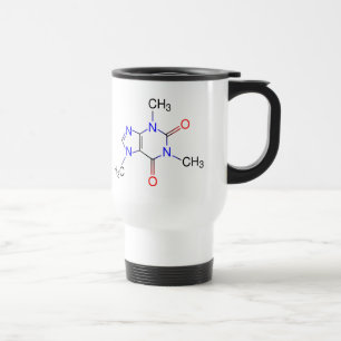 Koffein-Molekül-ThermalTasse Reisebecher