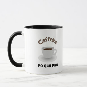 Koffein oral alle 4 Stunden bei Bedarf Tasse