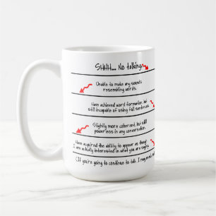 Koffein planiert die rechtshändige kaffeetasse