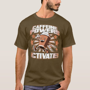 Koffein-Power für Männer T-Shirt