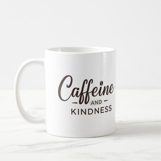 Koffein-Tasse Kaffeetasse (Links)