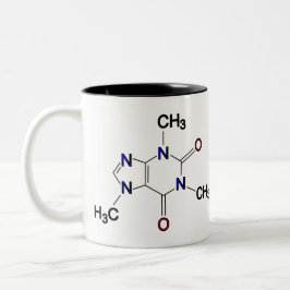 Koffein-Tasse Zweifarbige Tasse