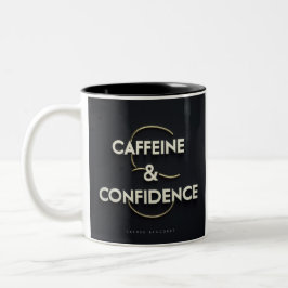 Koffein-Tasse Zweifarbige Tasse
